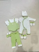 Set 2 bộ bodysuit Nous (Size: 0/3m & 3/6m - tặng kèm quần Nous & bao tay) - Ảnh 2