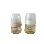 Set 2 bình sữa Moyuum, Aga-ae( size: 0m+, No box)