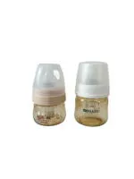 Set 2 bình sữa Moyuum, Aga-ae( size: 0m+, No box)