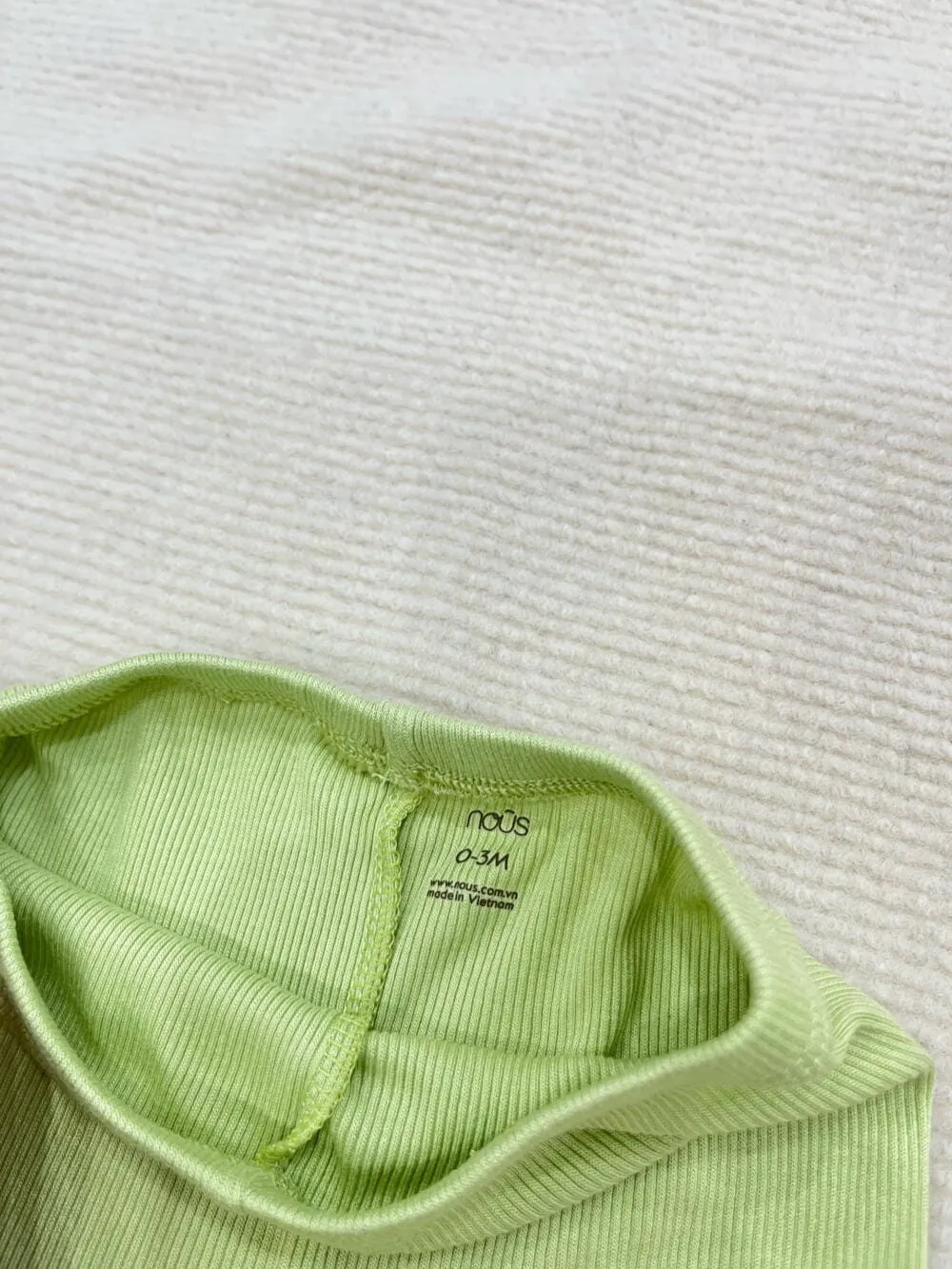 Set 2 bộ bodysuit Nous (Size: 0/3m & 3/6m - tặng kèm quần Nous & bao tay) - Ảnh 5