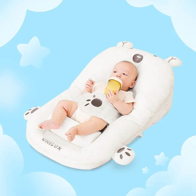 Gối chống trào ngược Chilux gấu trắng (kèm phụ kiện) - Ảnh 5