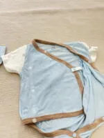 Set 2 bộ bodysuit Nous màu xanh hoạ tiết ( size: 0/3m ) - Ảnh 6