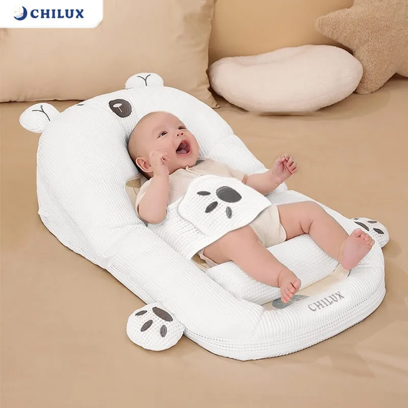 Gối chống trào ngược Chilux gấu trắng (kèm phụ kiện) - Ảnh 9