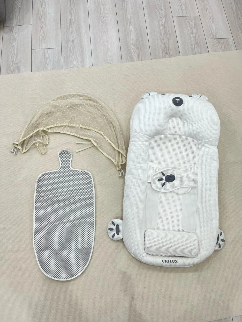 Gối chống trào ngược Chilux gấu trắng (kèm phụ kiện) - Ảnh 11