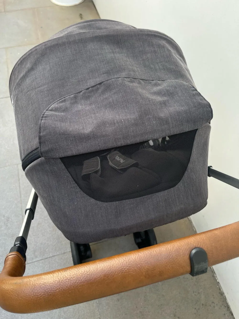 Xe đẩy Nuna Triv màu xám khung bạc kèm phụ kiện đi kèm / cho từ 0M+ đến 4 tuổi (22kg) - Ảnh 22