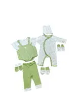 Set 2 bộ bodysuit Nous (Size: 0/3m & 3/6m - tặng kèm quần Nous & bao tay)