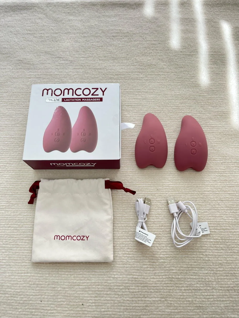 Máy massage ngực Momcozy / máy đôi (full box) - Ảnh 9
