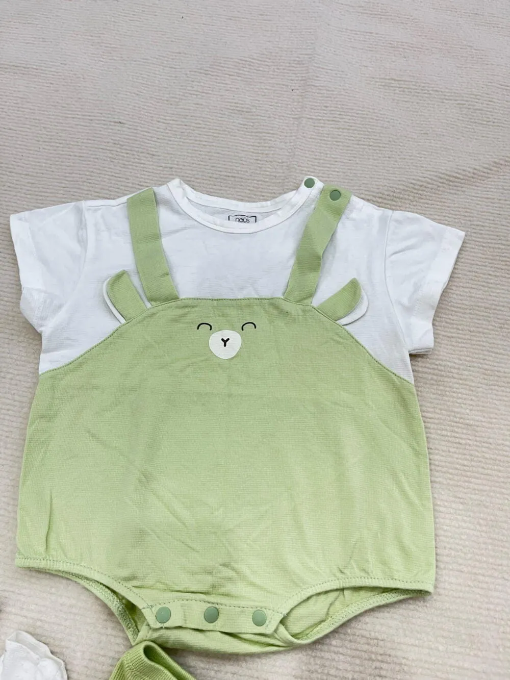 Set 2 bộ bodysuit Nous (Size: 0/3m & 3/6m - tặng kèm quần Nous & bao tay) - Ảnh 14