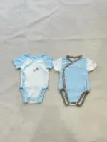 Set 2 bộ bodysuit Nous màu xanh hoạ tiết ( size: 0/3m ) - Ảnh 10