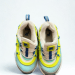 Giày thể thao trẻ em Fila vàng neon cho bé 3-4 tuổi (Chân 16cm)