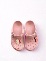 Dép Crocs trẻ em màu hồng C10 (15,8cm-16,6cm) cho bé 3-5 tuổi