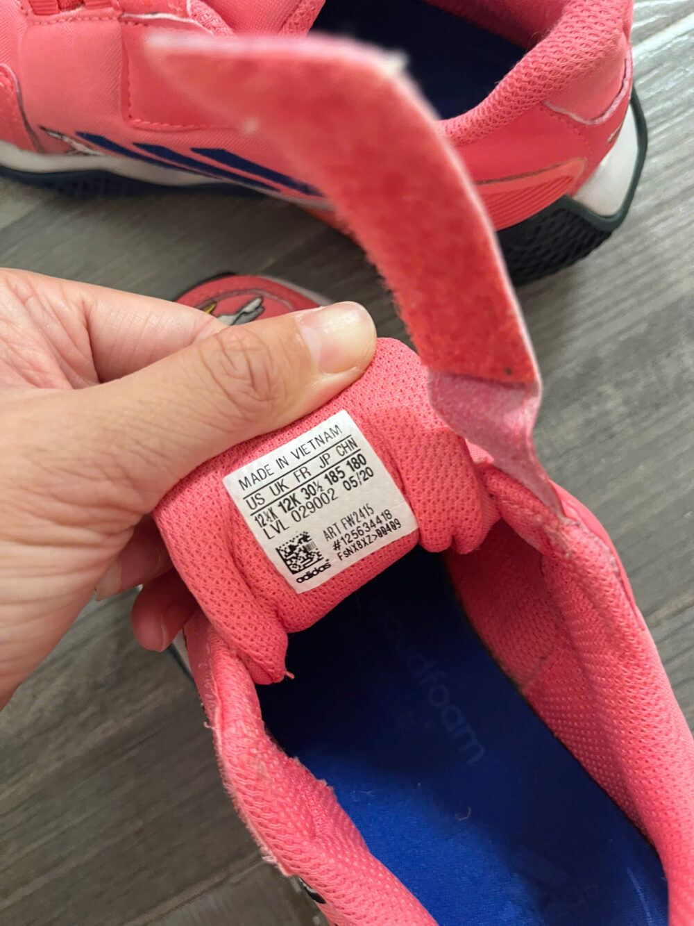 Giày thể thao trẻ em - Adidas Cloudfoam 4uture Runner “Cleofus Edition” 18cm - Ảnh 5