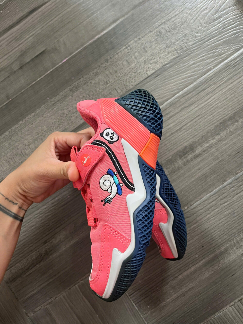 Giày thể thao trẻ em - Adidas Cloudfoam 4uture Runner “Cleofus Edition” 18cm - Ảnh 6