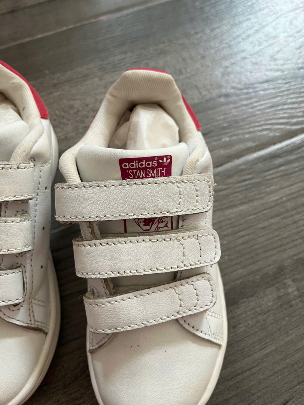 Giày Adidas Originals Stan Smith Kids' Shoes UK 8K, 15cm cho bé 3-4 tuổi - Ảnh 4