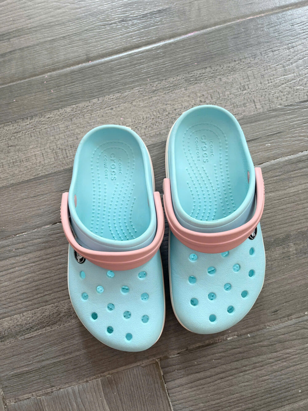 Dép Crocs trẻ em màu xanh C12 (17,5cm-18,3cm) cho bé 5-6 tuổi - Ảnh 3