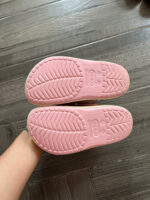 Dép Crocs trẻ em màu hồng C10 (15,8cm-16,6cm) cho bé 3-5 tuổi - Image 3