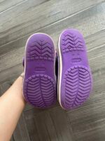 Dép Crocs trẻ em màu tím C11 (16,7cm-17,4cm) cho bé 4-6 tuổi - Image 2
