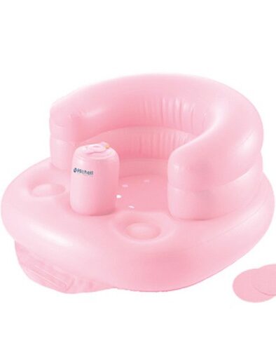 Ghế tập ngồi Richell có thể dùng làm phao ngồi bơi cho bé 4-18M