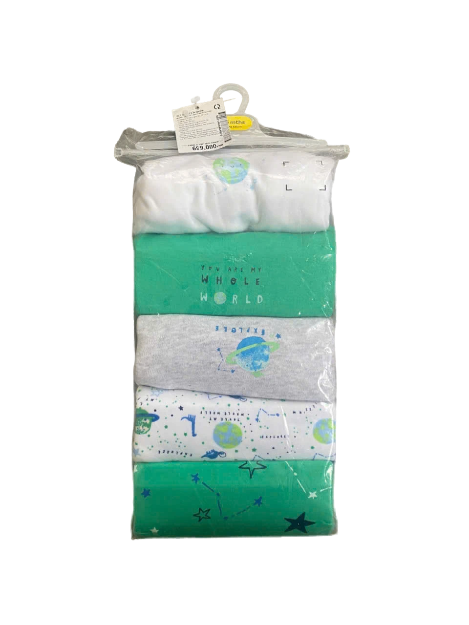 Set 5 bộ body suit Mothercare 3-6M