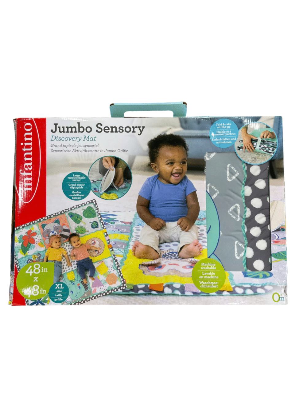 Thảm chơi cảm giác Infantino Jumbo Sensory Mat cho bé từ 0M+
