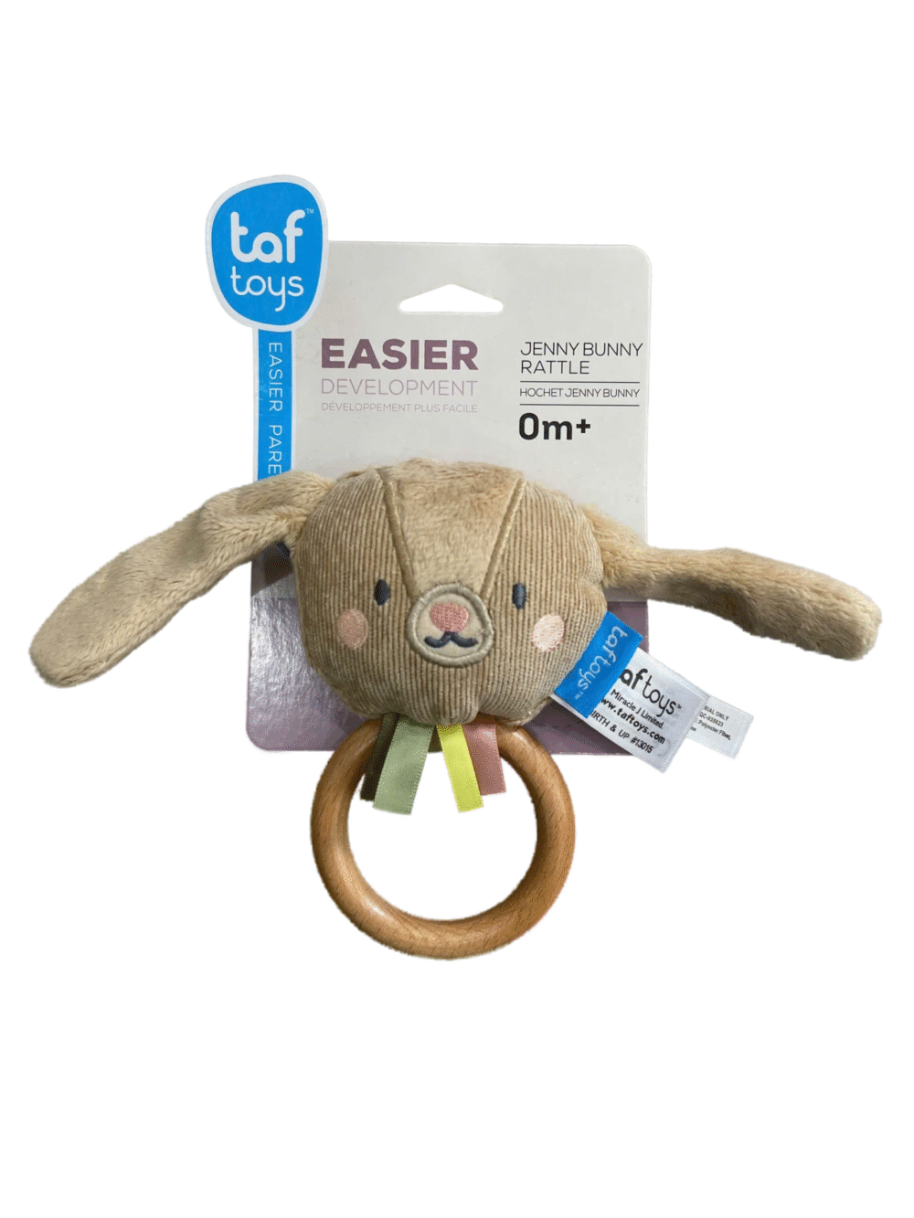 Đồ chơi Taf Toys Jenny Bunny Rattle cho bé từ 0M+