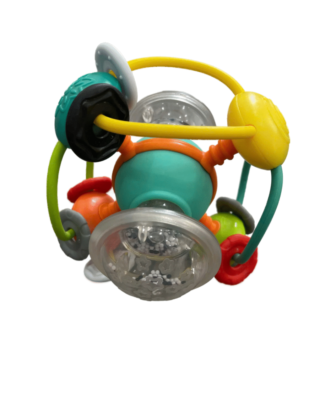 Đồ chơi lục lạc quả bóng khám phá Infantino Activity Ball xúc xắc cho bé 6M+
