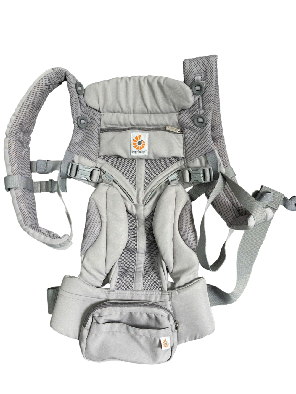 Địu em bé Ergobaby Omni 360 Cool Air Mesh màu Pearl Grey