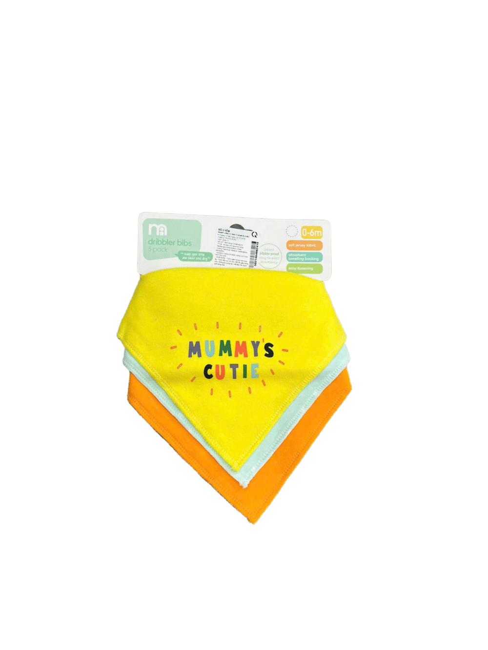 Bộ 3 yếm sơ sinh Mothercare cho bé 0-1Y