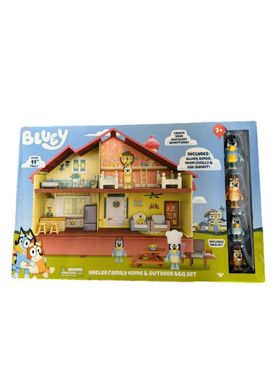 Đồ chơi Bluey Heeler Family Home & Outdoor BBQ Set cho bé từ 3 tuổi+