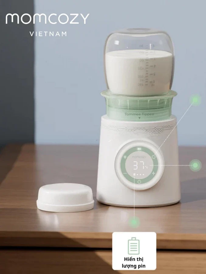 Máy hâm sữa di động Momcozy