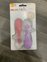 Bộ 2 thìa (muỗng) silicone tập xúc chống hóc munchkin - Image 3