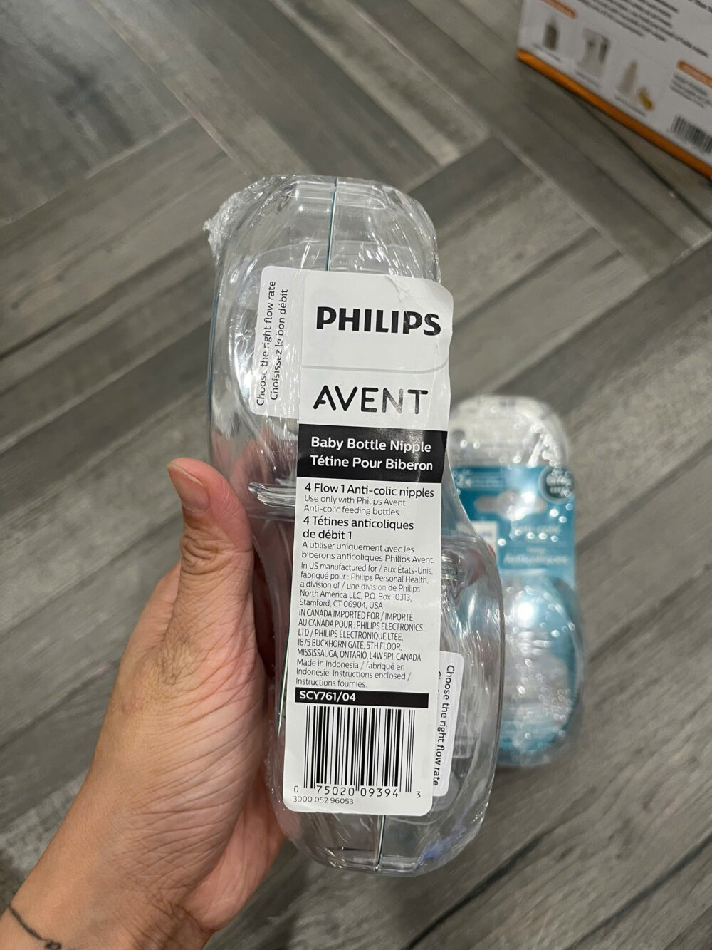 Set 3 núm ty bình sữa tăng size thay thế Philips Avent Anti colic size 0/3/6m+ (1 set 4 núm tổng 12 núm) - Ảnh 4