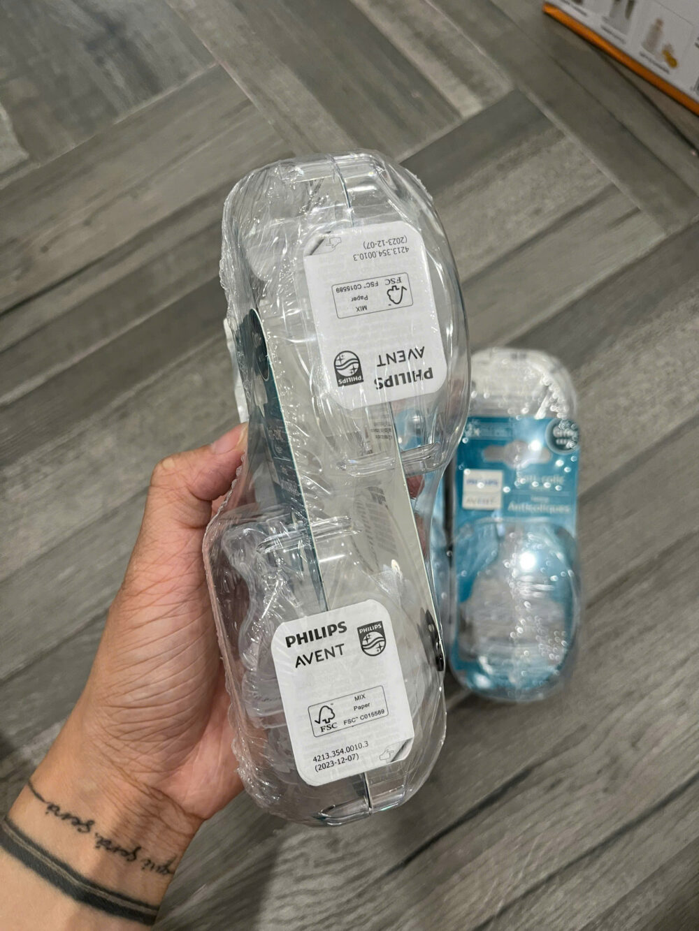Set 3 núm ty bình sữa tăng size thay thế Philips Avent Anti colic size 0/3/6m+ (1 set 4 núm tổng 12 núm) - Ảnh 3