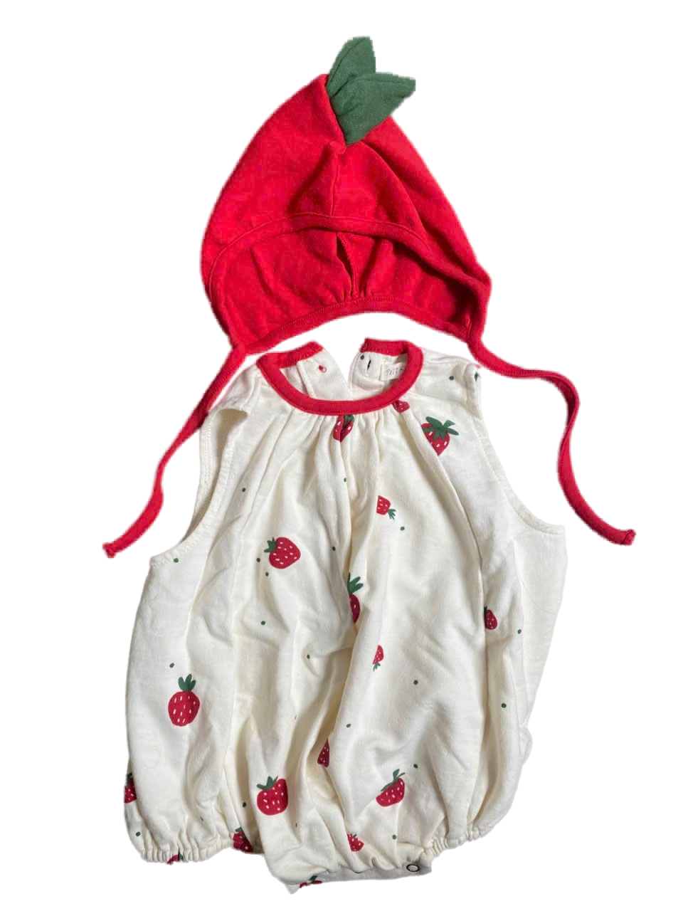 Đồ bodysuit quả dâu cho bé gái size M