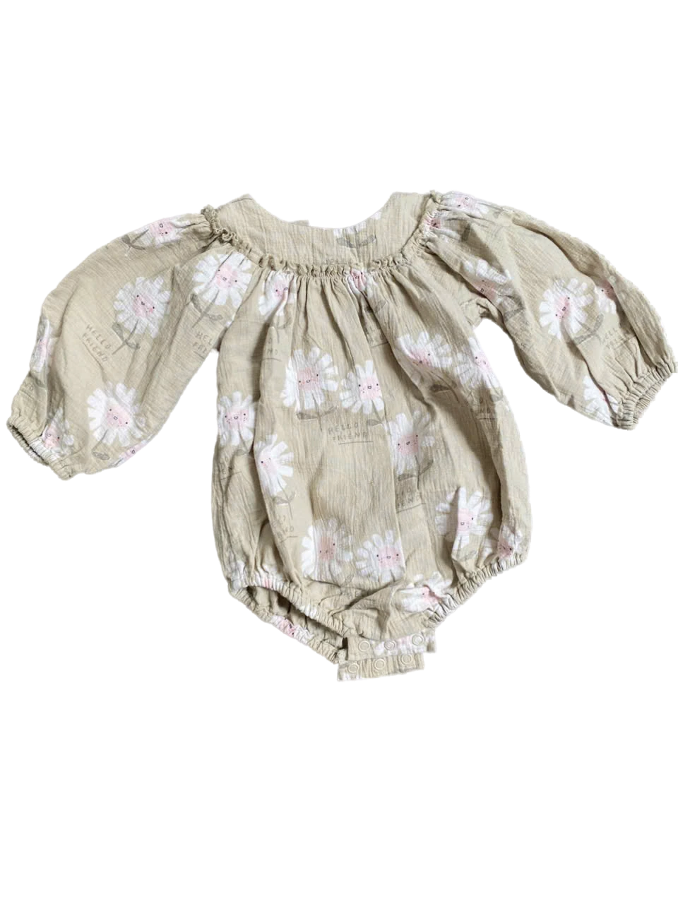 Đồ bộ vải linen bé gái size M Next Baby