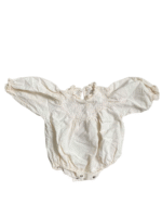Đồ bộ vải bé gái màu beige hàn quốc size XS