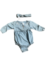 Set đồ bé gái kèm băng đô Carter's 6-12M