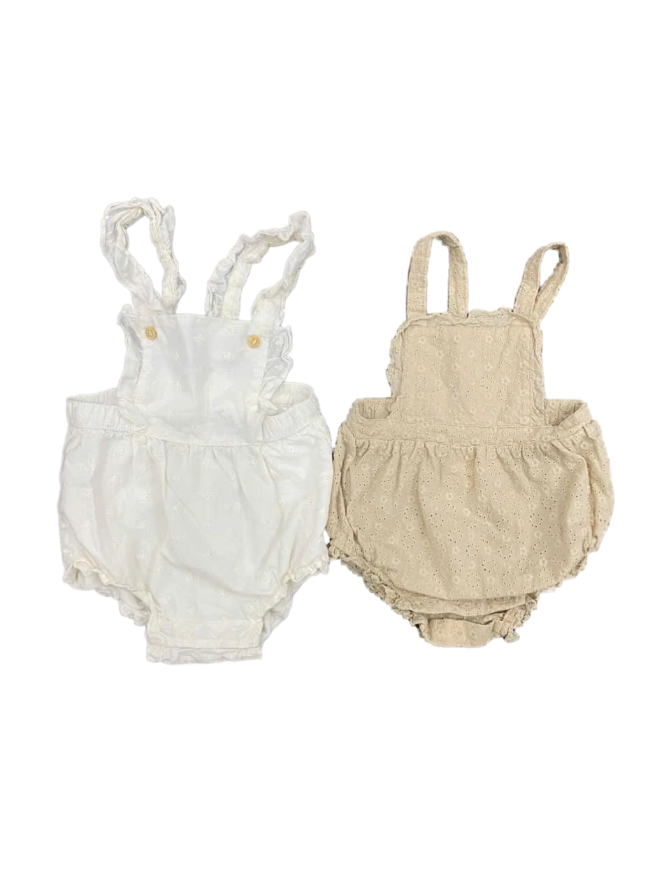 Set 2 yếm cho bé gái H&M và Zara 6-12M