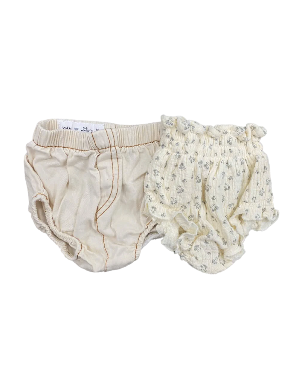 Set 2 quần đùi chíp Zara 3-6M