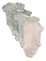 Set 4 bộ bodysuit cho bé 6-9M H&M