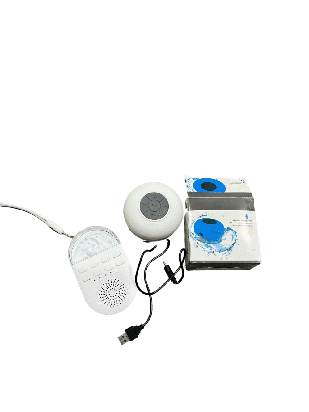 Set máy tiếng ồn trắng & loa bluetooth chống nước