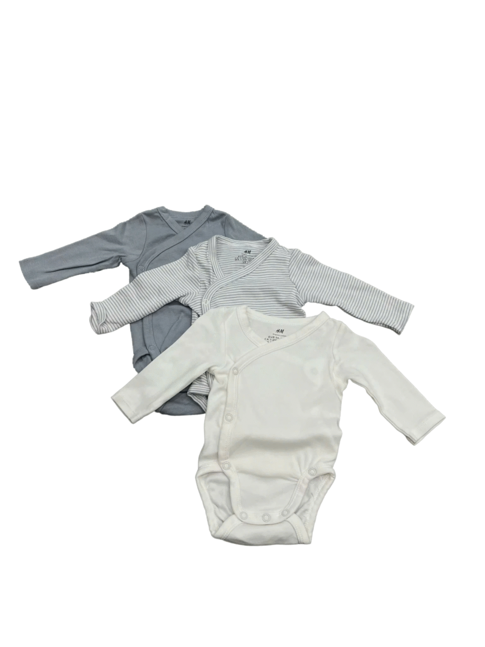 Set 3 bộ đồ H&M cho bé 0-1M