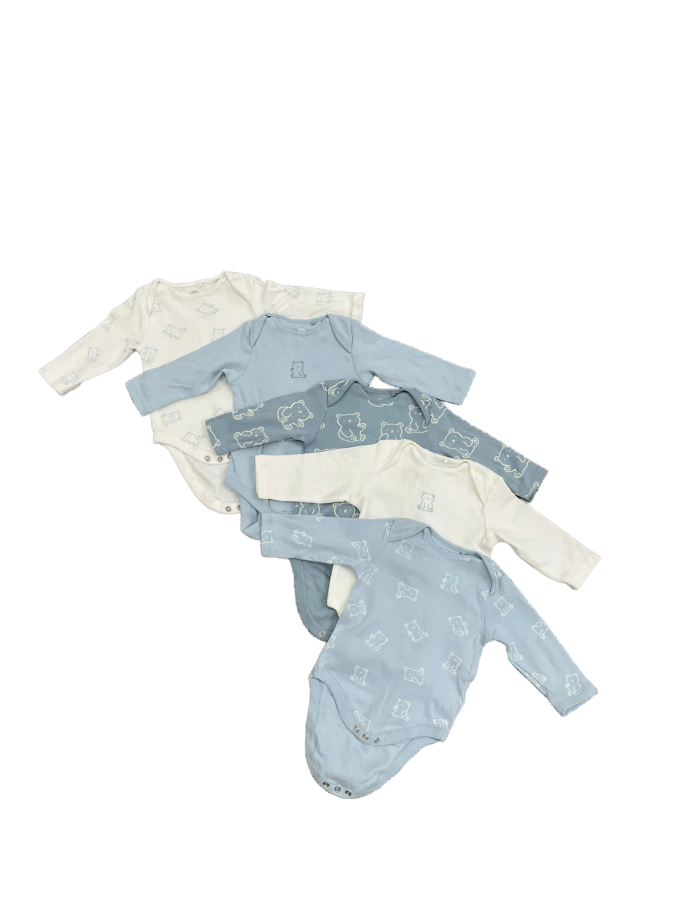 Set 5 bodysuit dài tay cho bé Next baby 3-6M