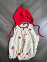 Đồ bodysuit quả dâu cho bé gái size M - Image 2