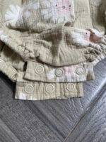 Đồ bộ vải linen bé gái size M Next Baby - Image 4