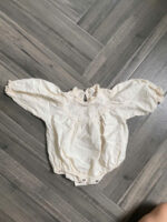 Đồ bộ vải bé gái màu beige hàn quốc size XS - Image 5