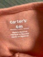 Đồ bộ bé gái màu hồng Carter 6-12M - Image 4