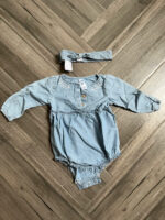 Set đồ bé gái kèm băng đô Carter's 6-12M - Image 7
