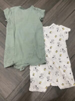 Set 2 body đùi ngắn snoopy H&M 6-12M - Image 7