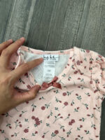 Set 4 bodysuits cộc tay bé gái mix nhiều thương hiệu 9-12M - Image 4